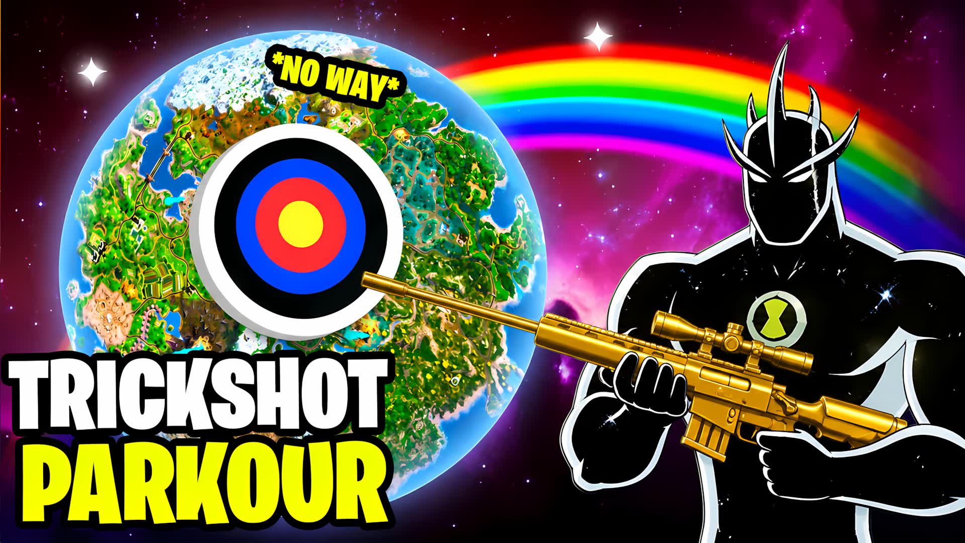 TRICKSHOT PARKOUR🎯 INSANE LEVELS — Fortnite Creative map