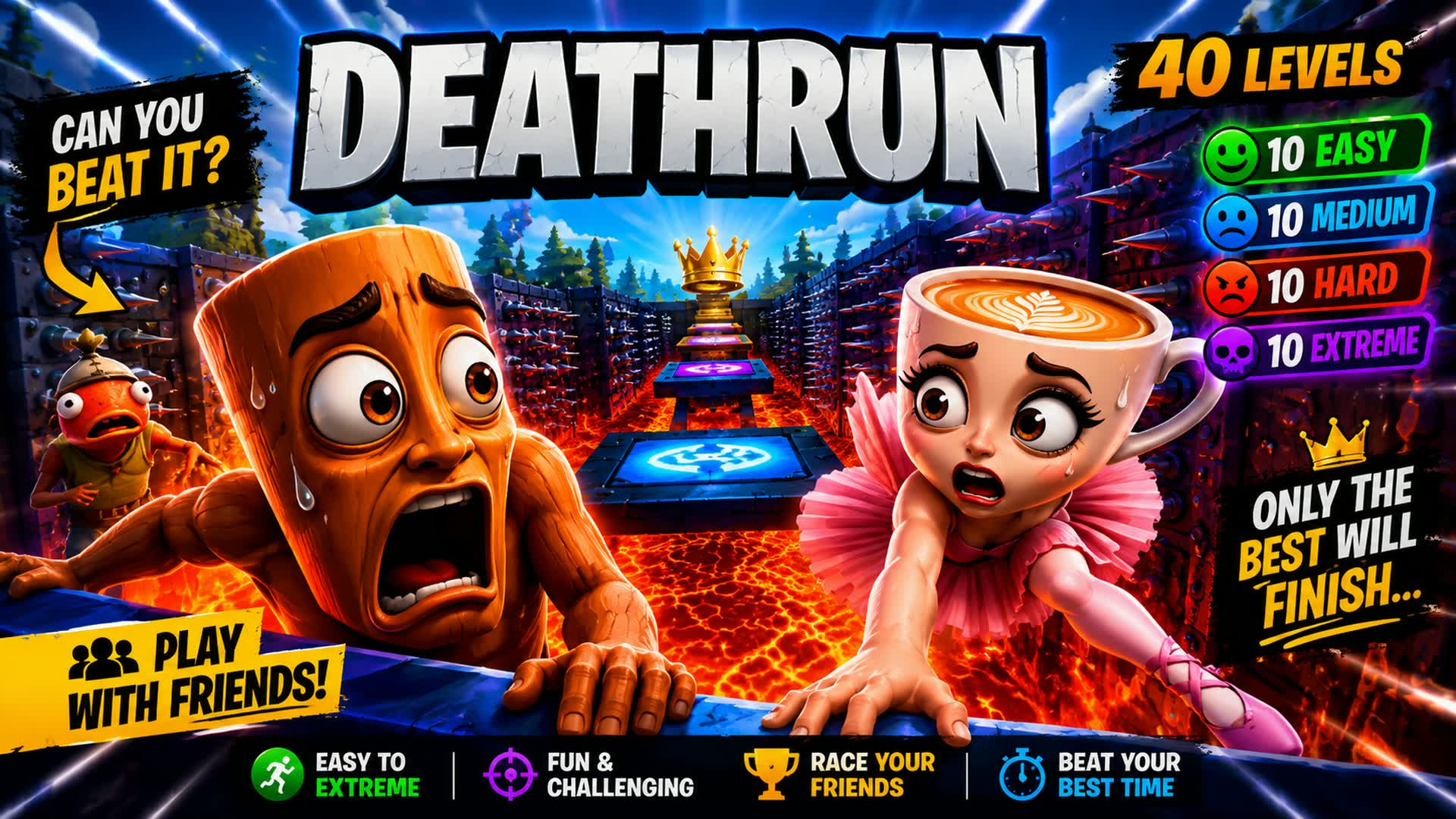 DEATHRUN ALOUK β Fortnite Creative map