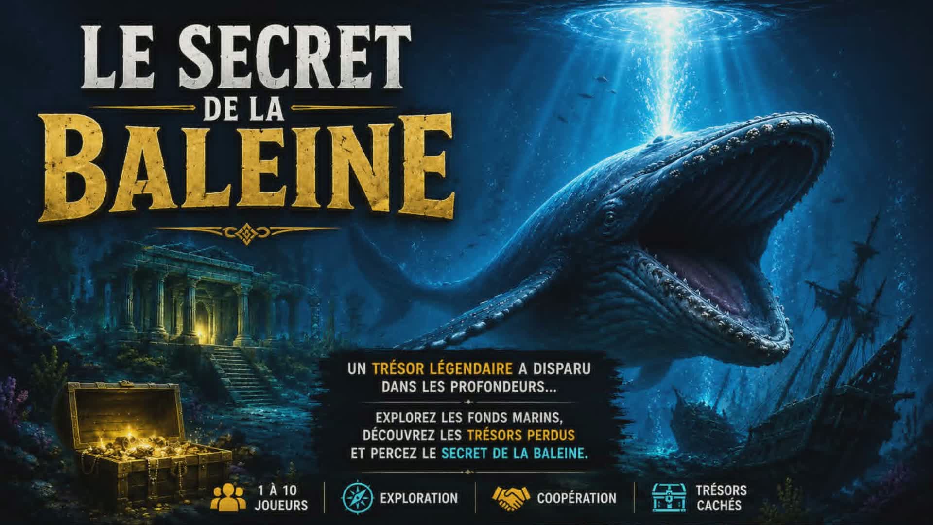 Le secrets de la Baleine — Fortnite Creative map
