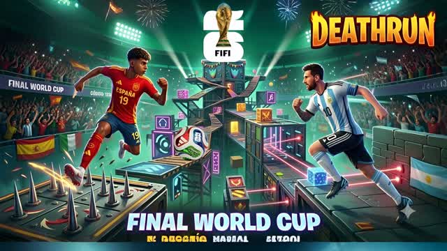 ARGENTINA MESSI vs YAMAL ESPAรA PARKOUR โ Fortnite Creative map