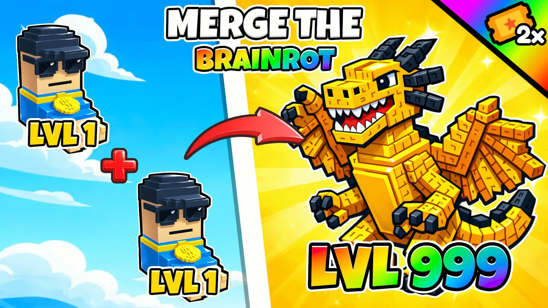 MERGE THE BRAINROT β Fortnite Creative map