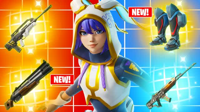 XD INSANE RED VS BLUE LOL โ Fortnite Creative map