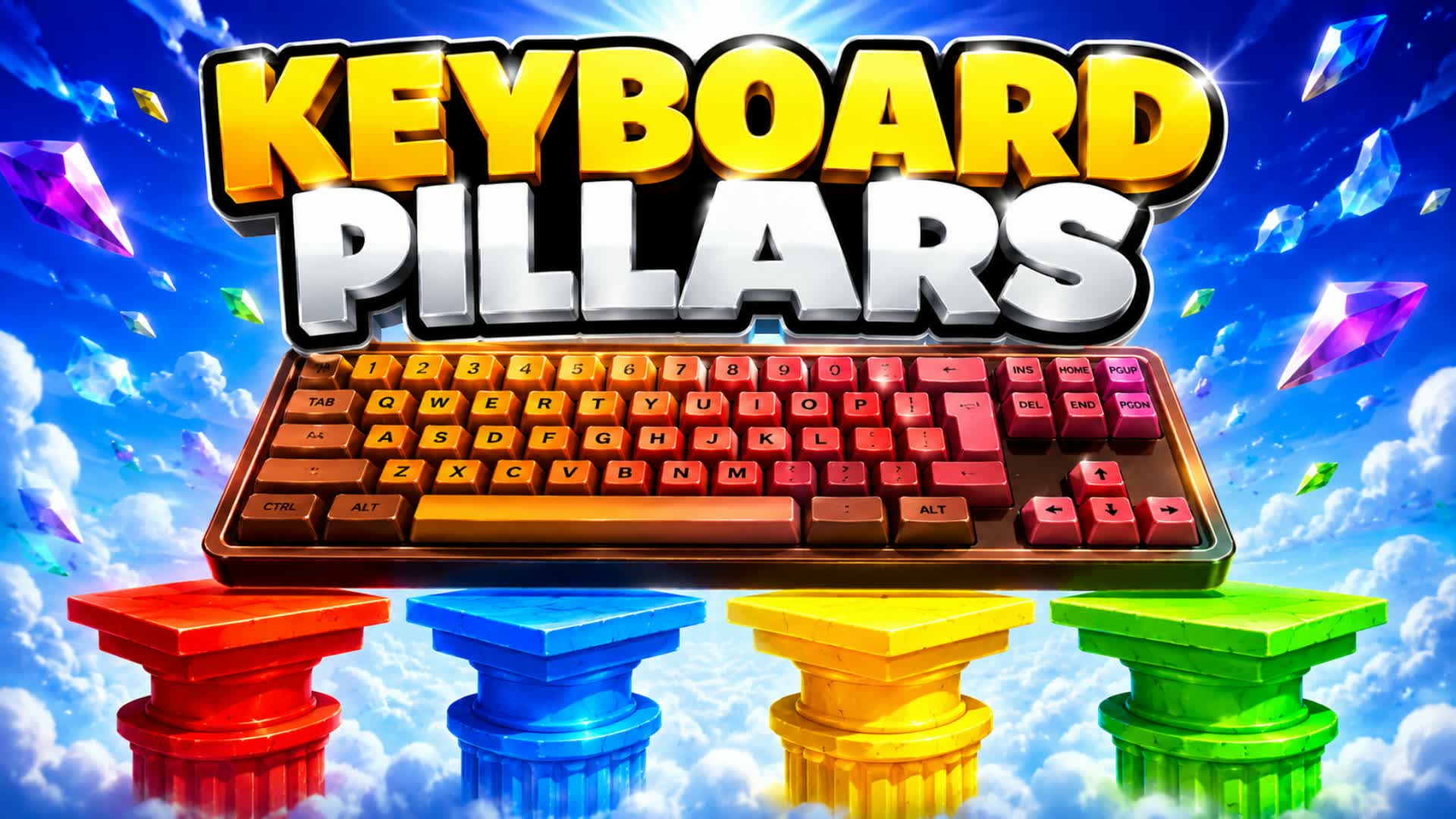 KEYBOARD PILLARS β Fortnite Creative map