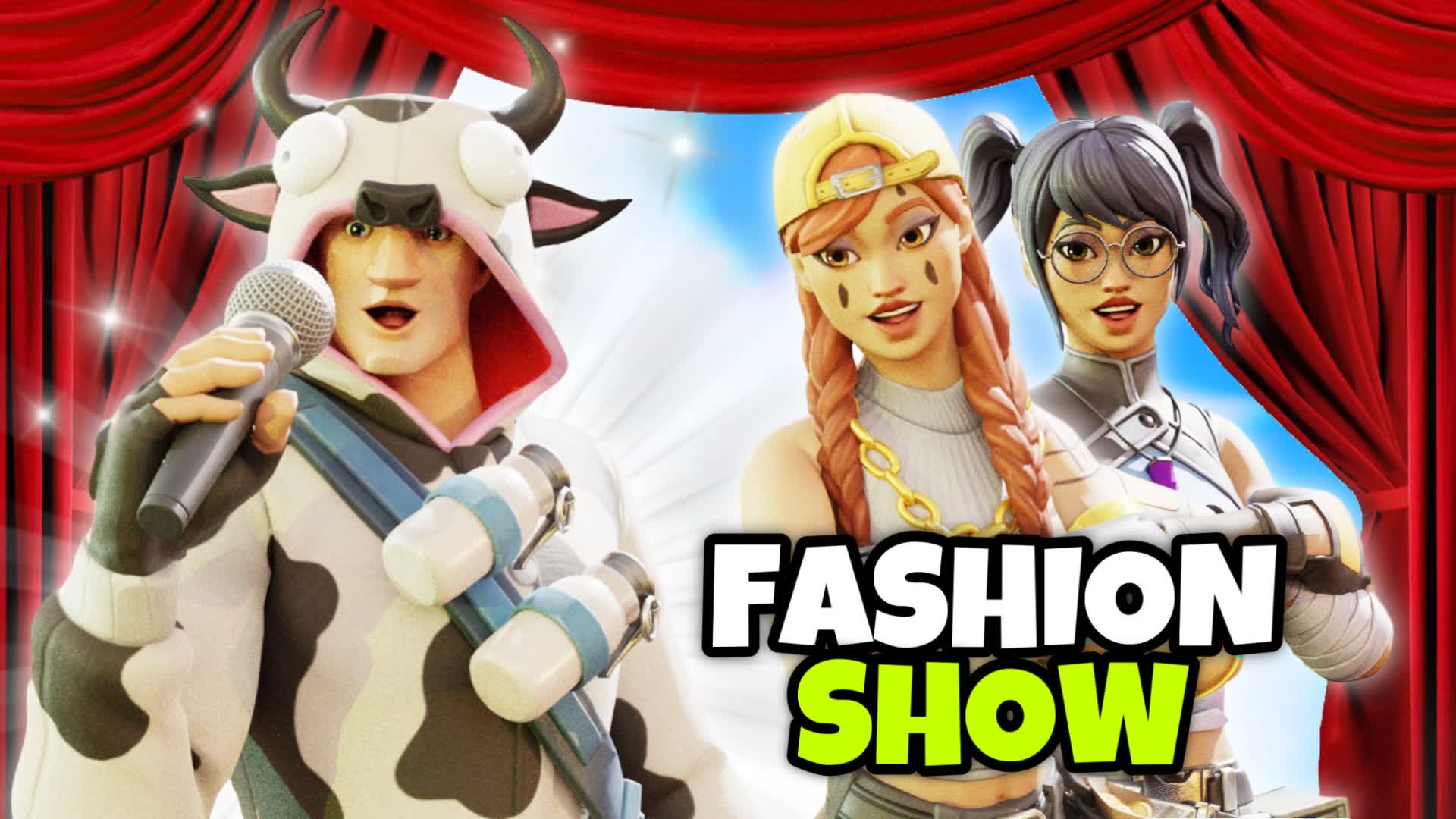 50 PLAYERS FASHION SHOW βοΈ β Fortnite Creative map
