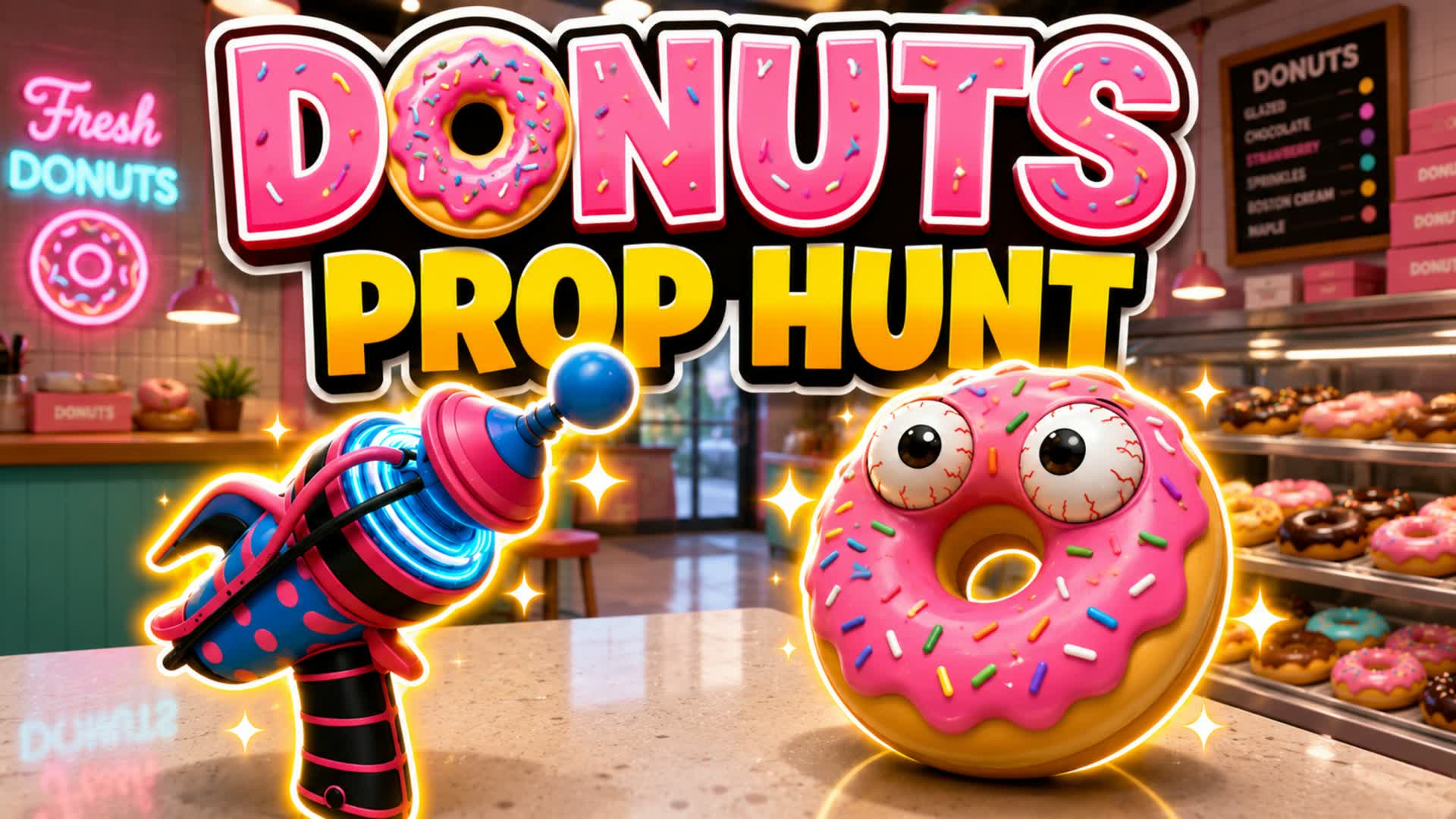 Donuts Prop Hunt🍩 — Fortnite Creative map