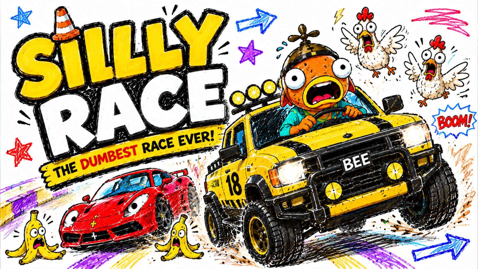 SILLY RACE: The Dumbest Race Ever π β Fortnite Creative map