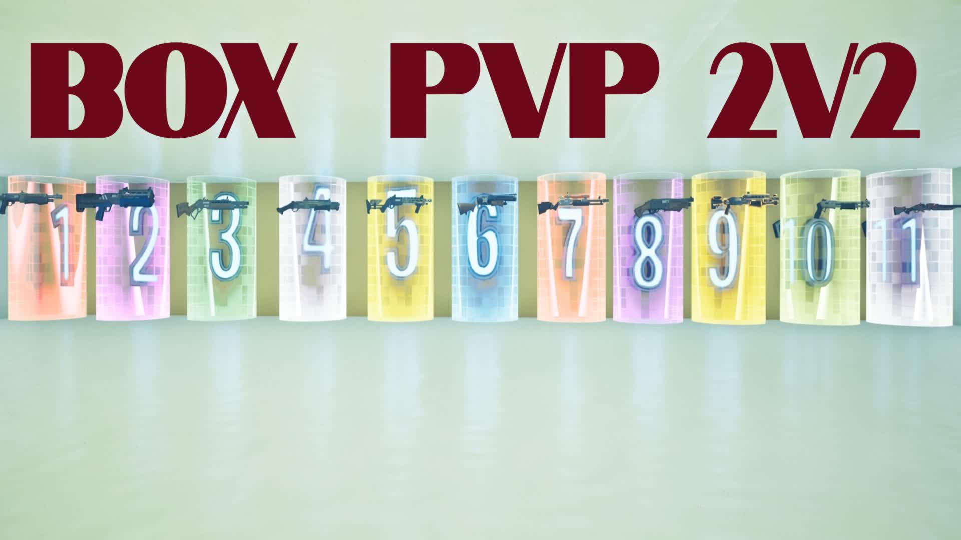 Box fight PvP 2v2 — Fortnite Creative map