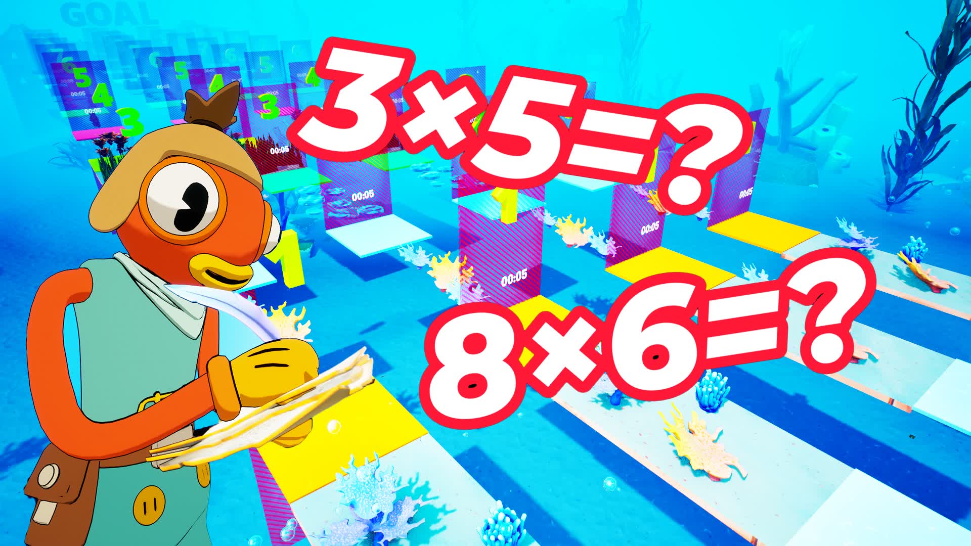 Multiplication Race — Fortnite Creative map