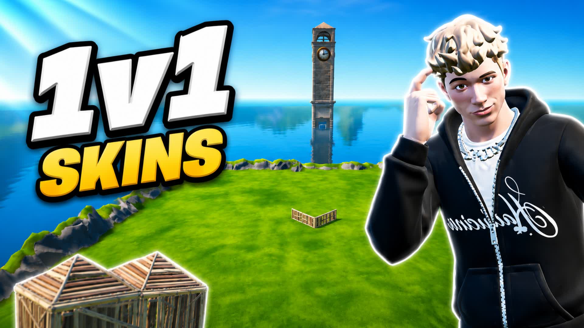 1V1 SKINS 🌀 - 1v1 قاتلني — Fortnite Creative map