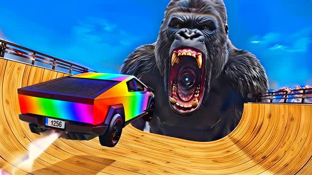 DESERT TRICK ROAD - OPEN DRIVE ๐๏ธ โ Fortnite Creative map