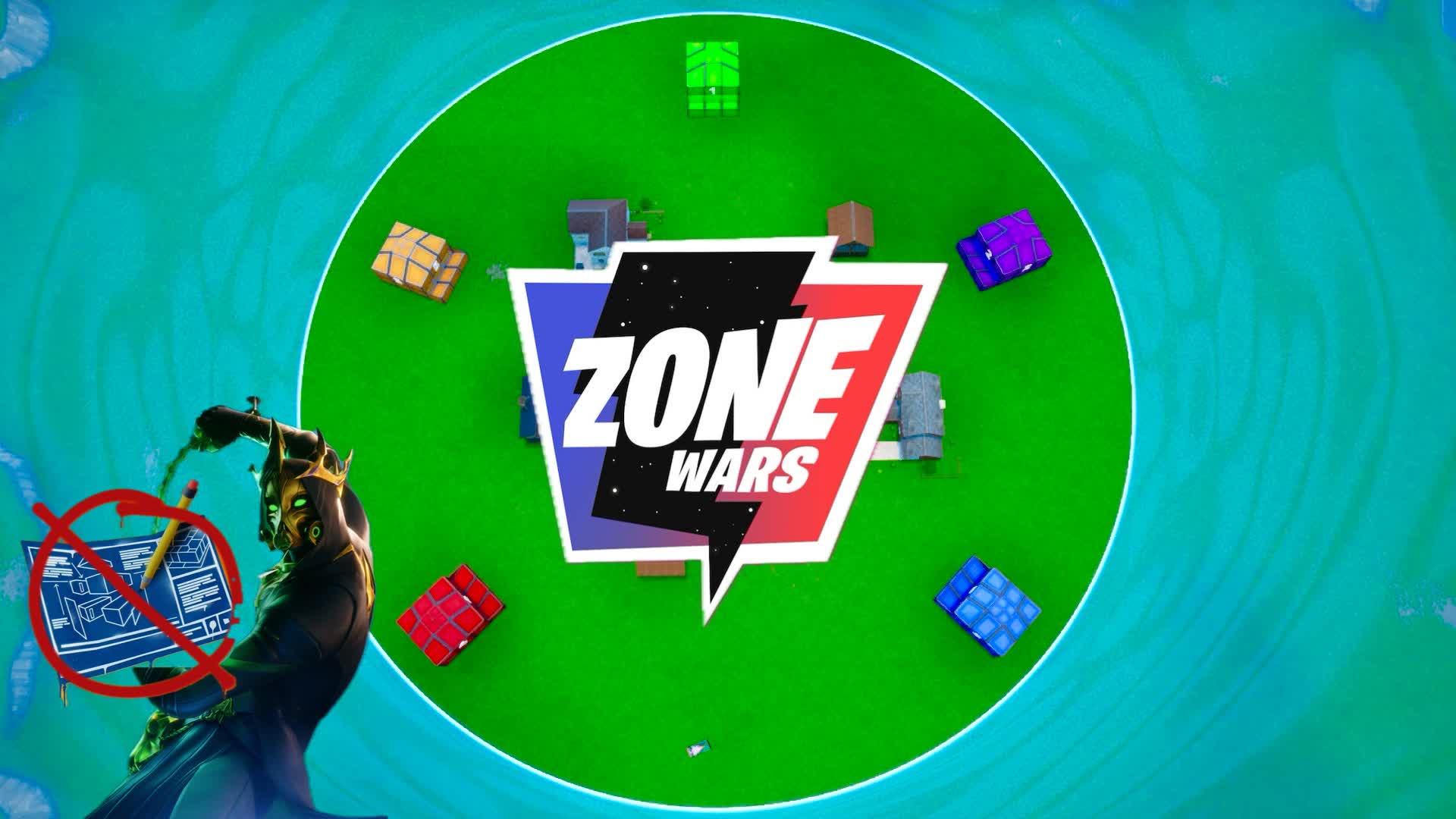 ZERO BUILD ZONE WARS β Fortnite Creative map