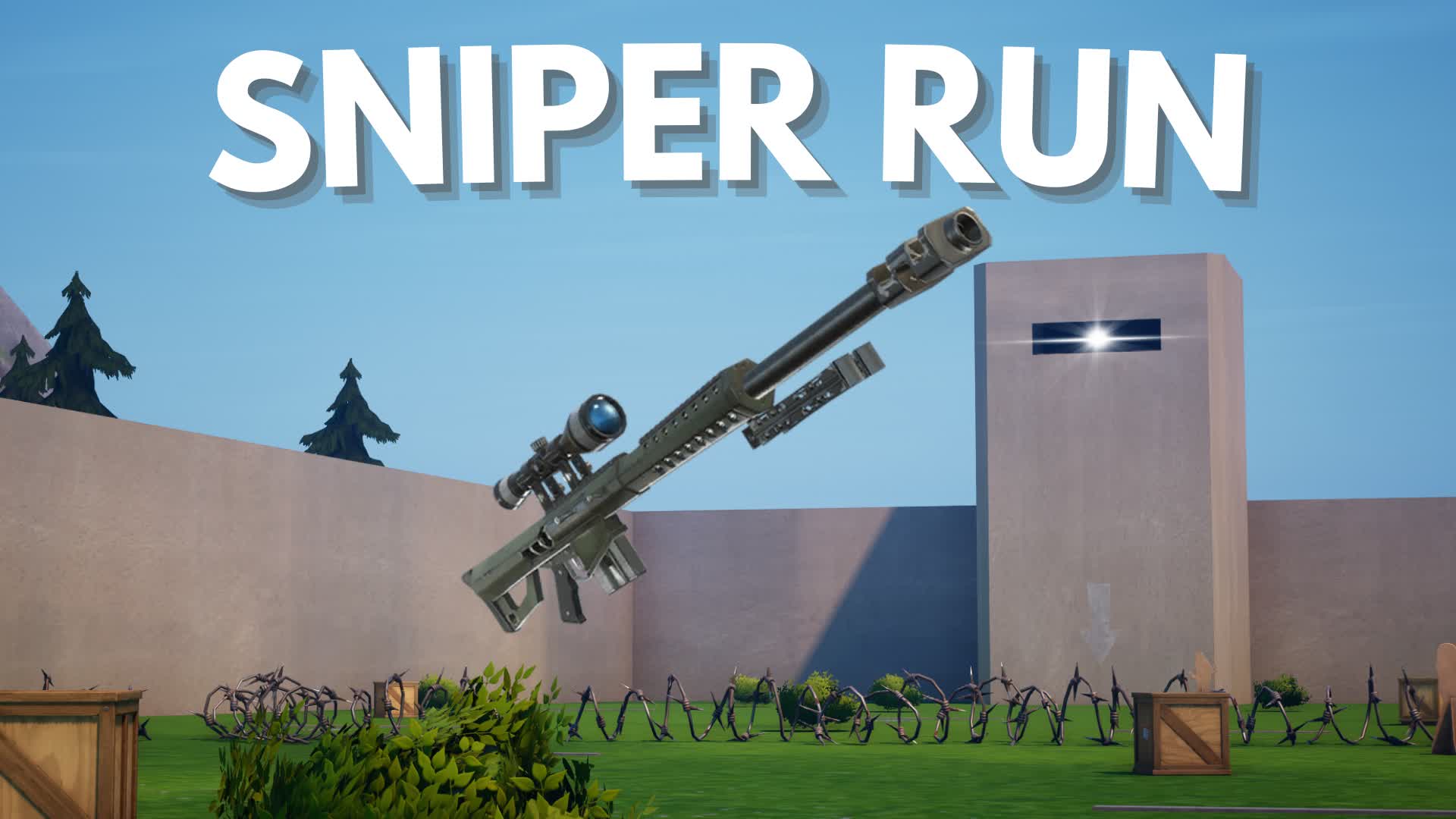 Sniper Run — Fortnite Creative map