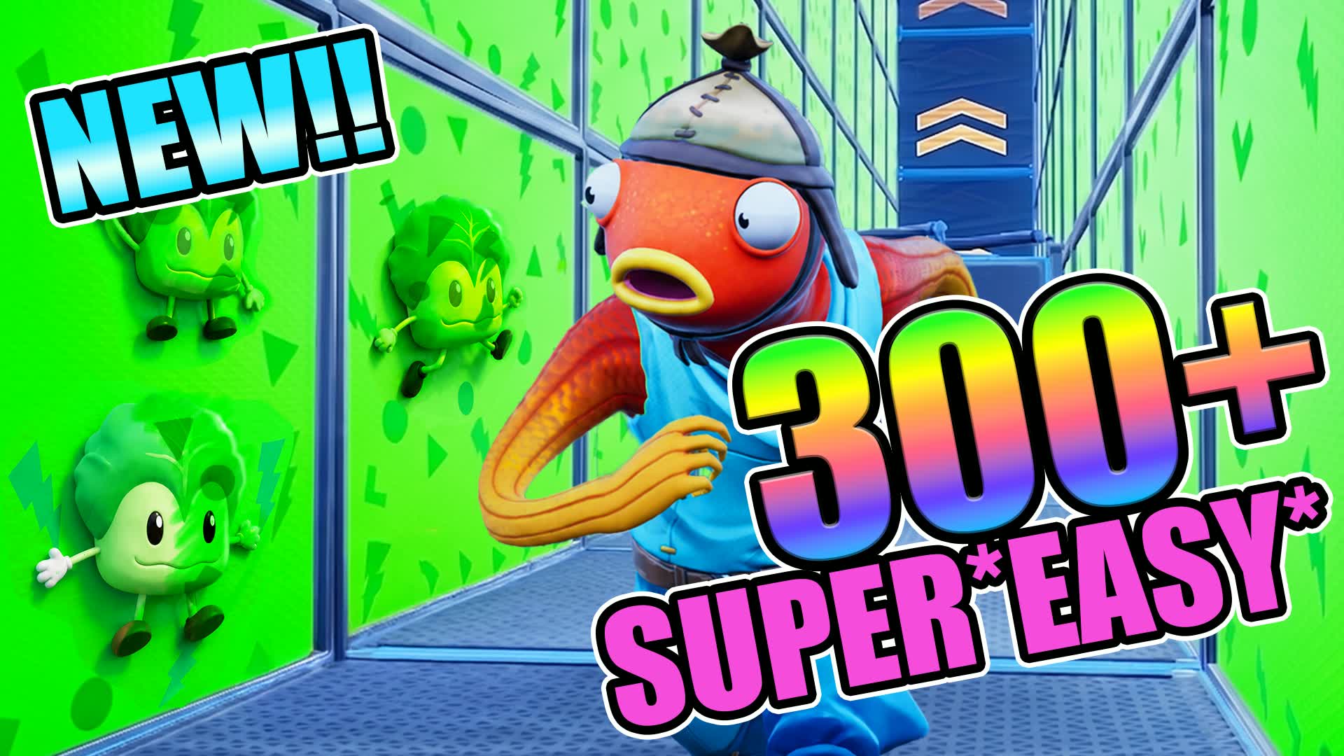 🦎MECCHA DEATHRUN 300+🥖 — Fortnite Creative map