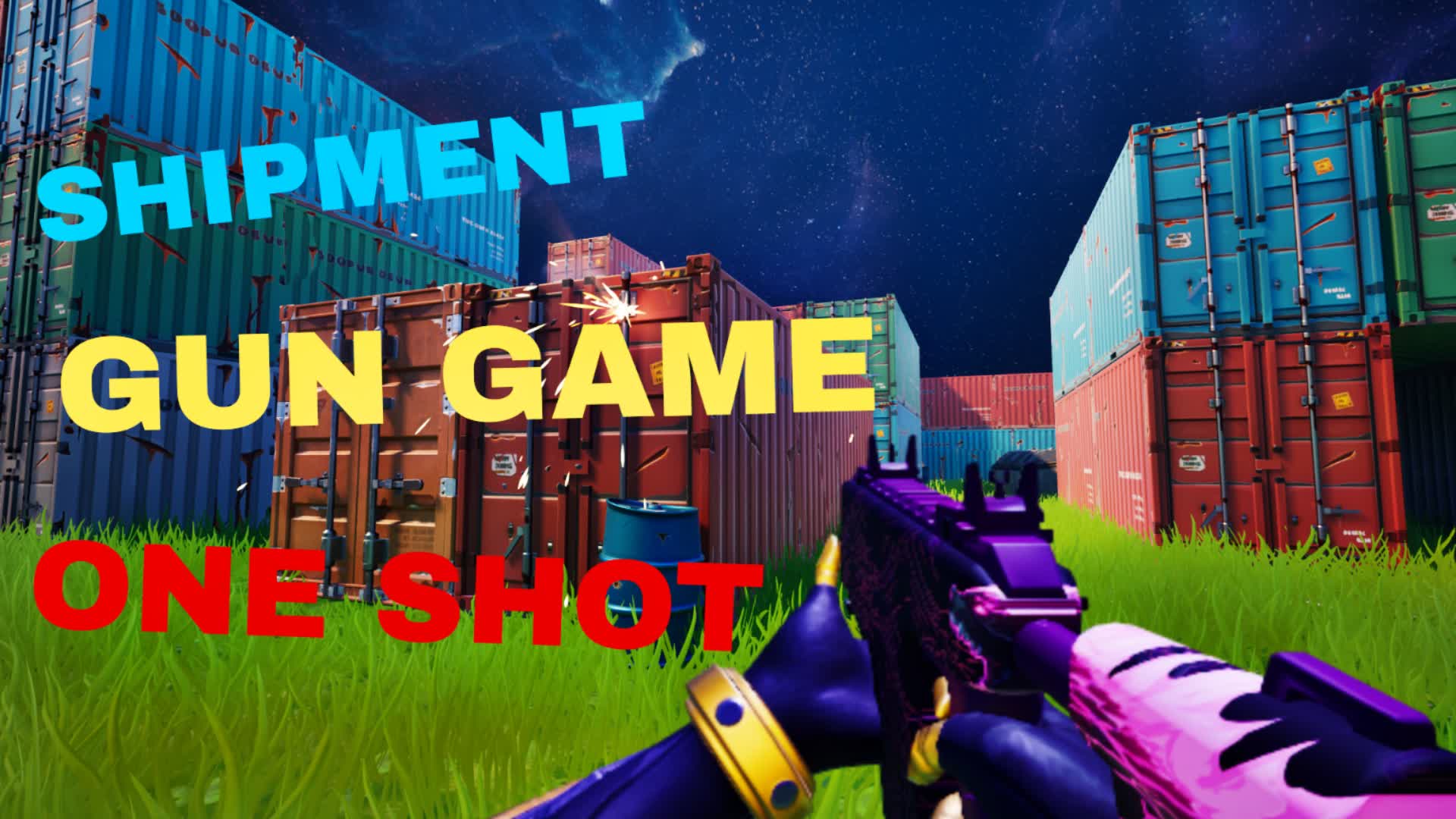 Shipment gun game one shot — Fortnite Creative map