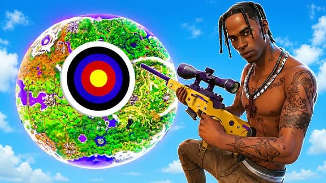 TRICKSHOT TRAVIS XD 360 🎯 ! — Fortnite Creative map