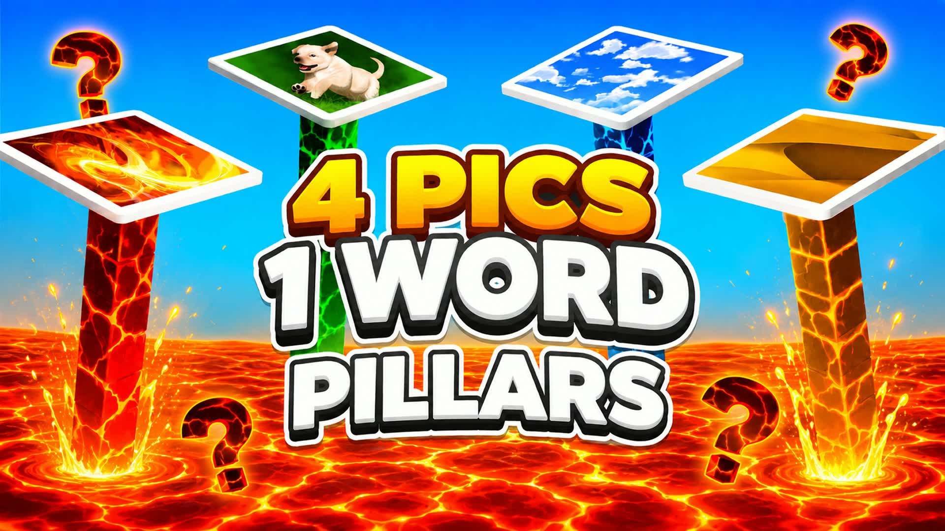 4 Pics 1 Word Pillar Edition β Fortnite Creative map