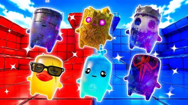 RED VS BLUEπ΄π΅ CRAZY6767 β Fortnite Creative map