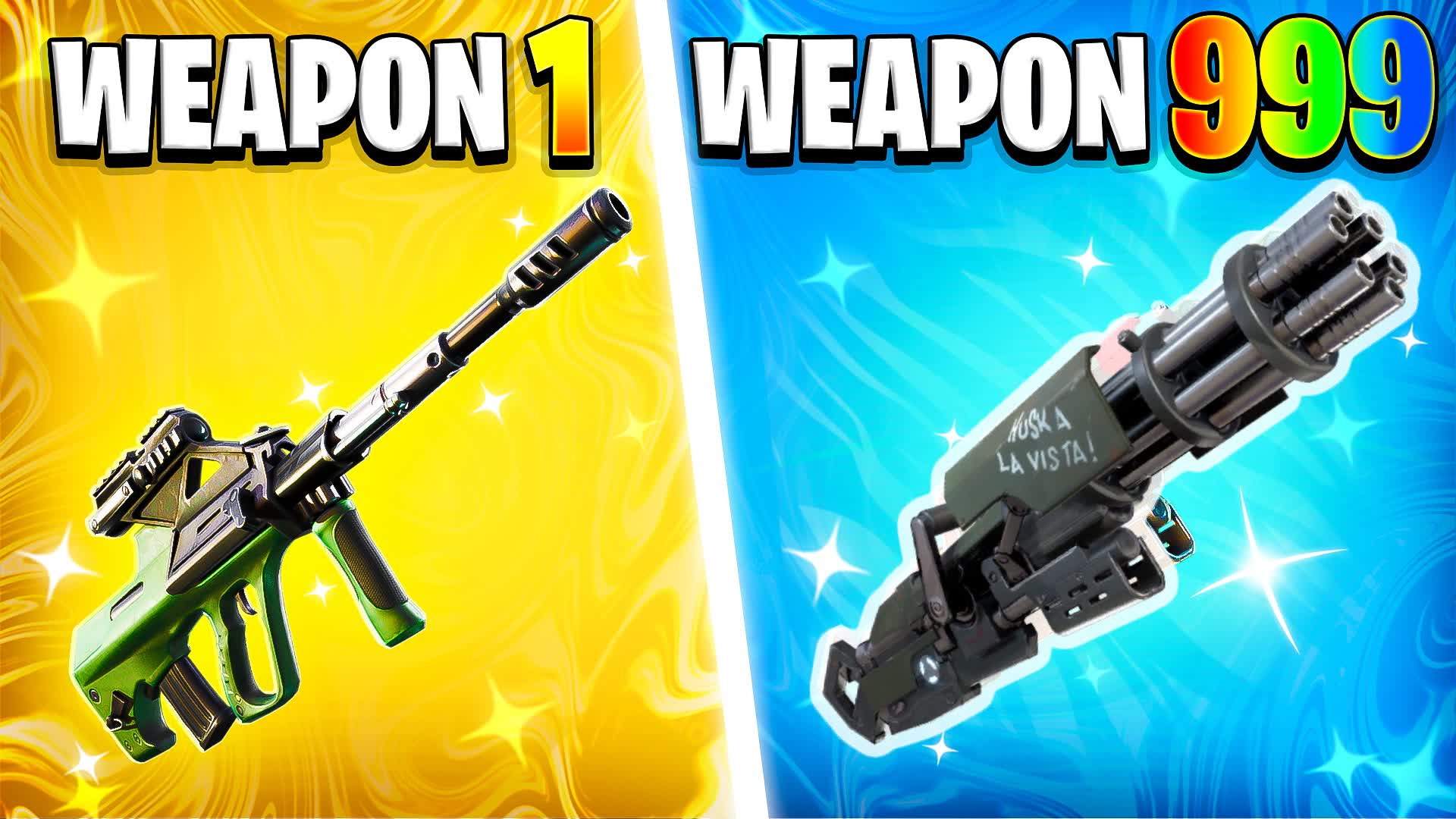 CHAOS🔫GUN GAME🎯ONE SHOT — Fortnite Creative map