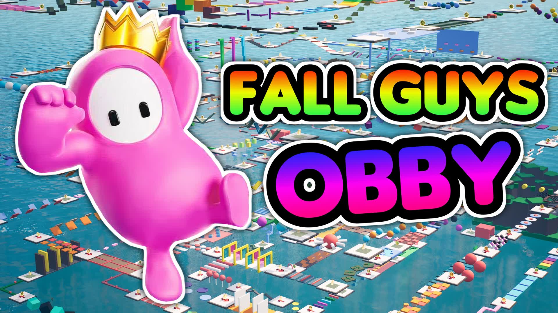 Fall Guys Obby Parkour β β Fortnite Creative map