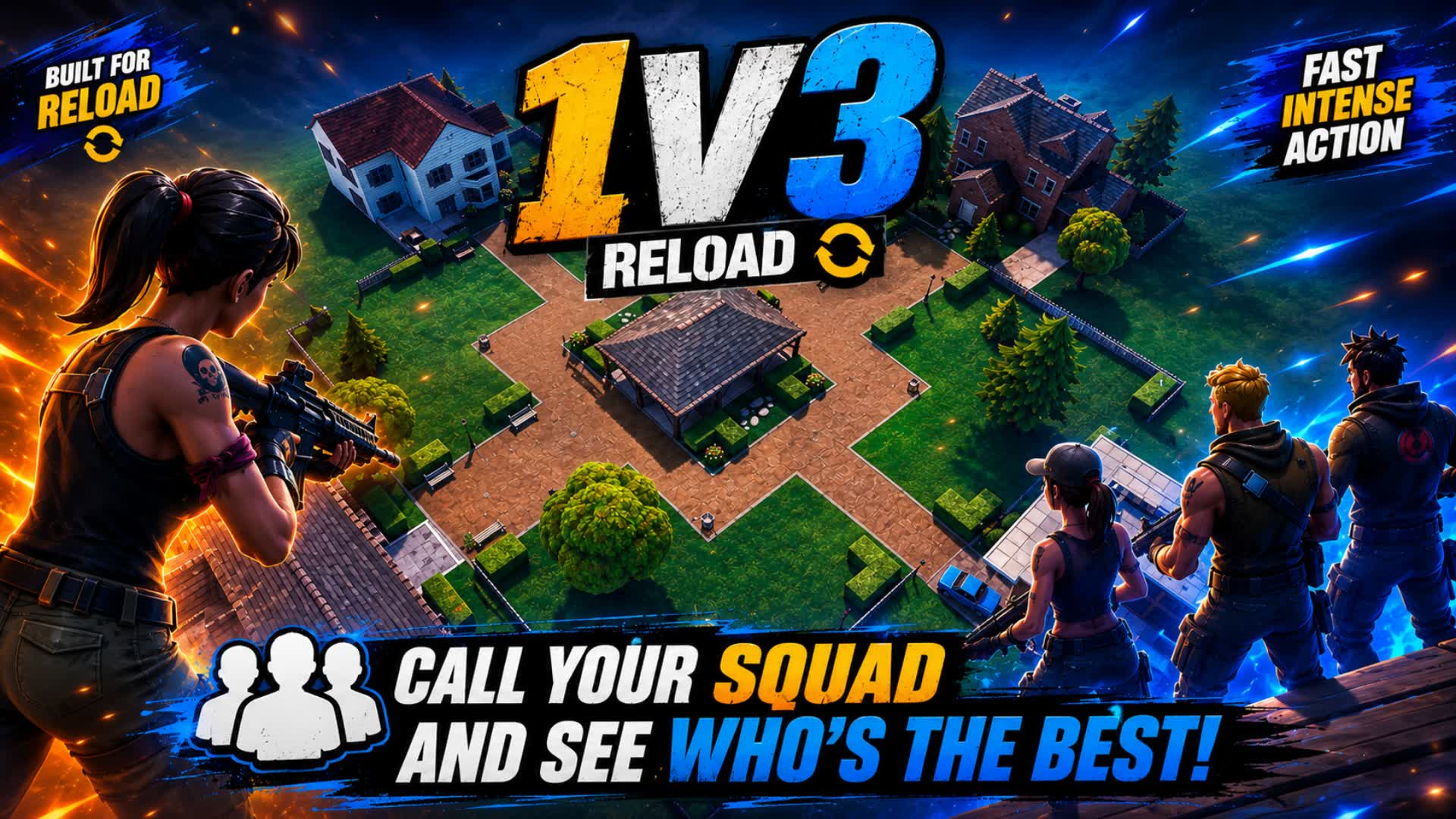 NEW VOMBAT 1V3 RELOAD — Fortnite Creative map
