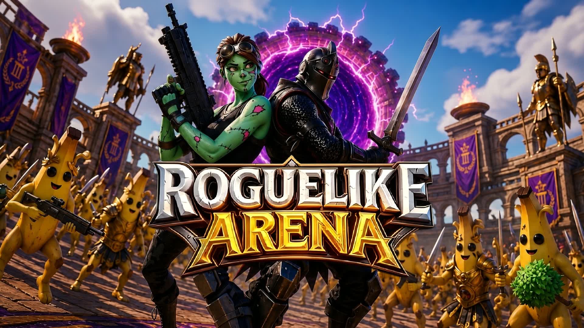 Roguelike Arena — Fortnite Creative map