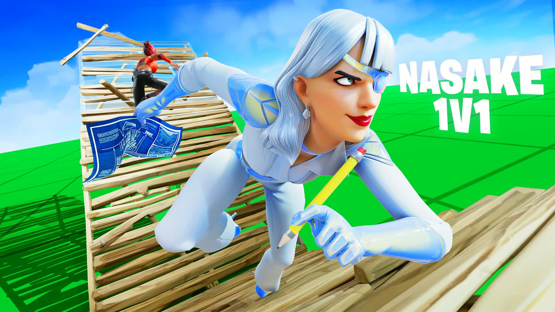 NASAKE 1V1 BUILD FIGHTS (200 PUMPS) β Fortnite Creative map