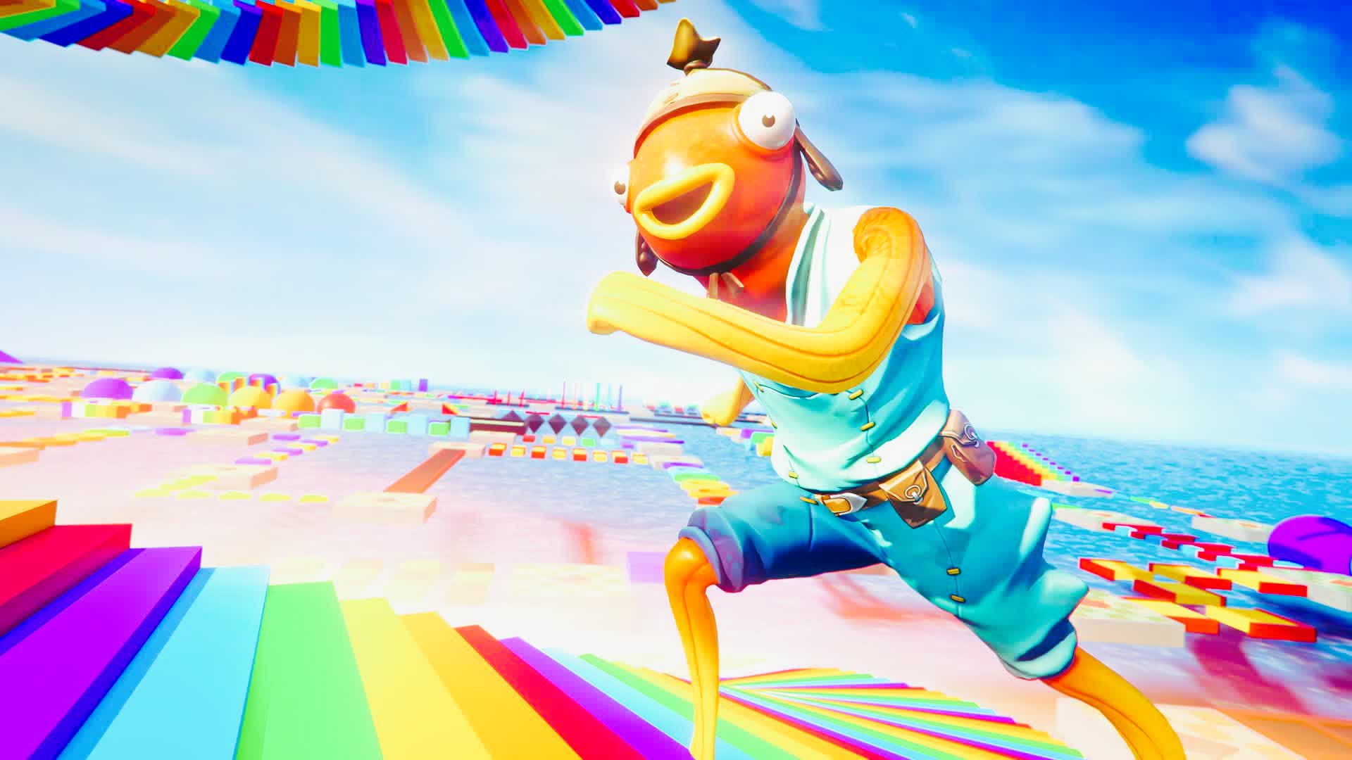 mega easy obby — Fortnite Creative map