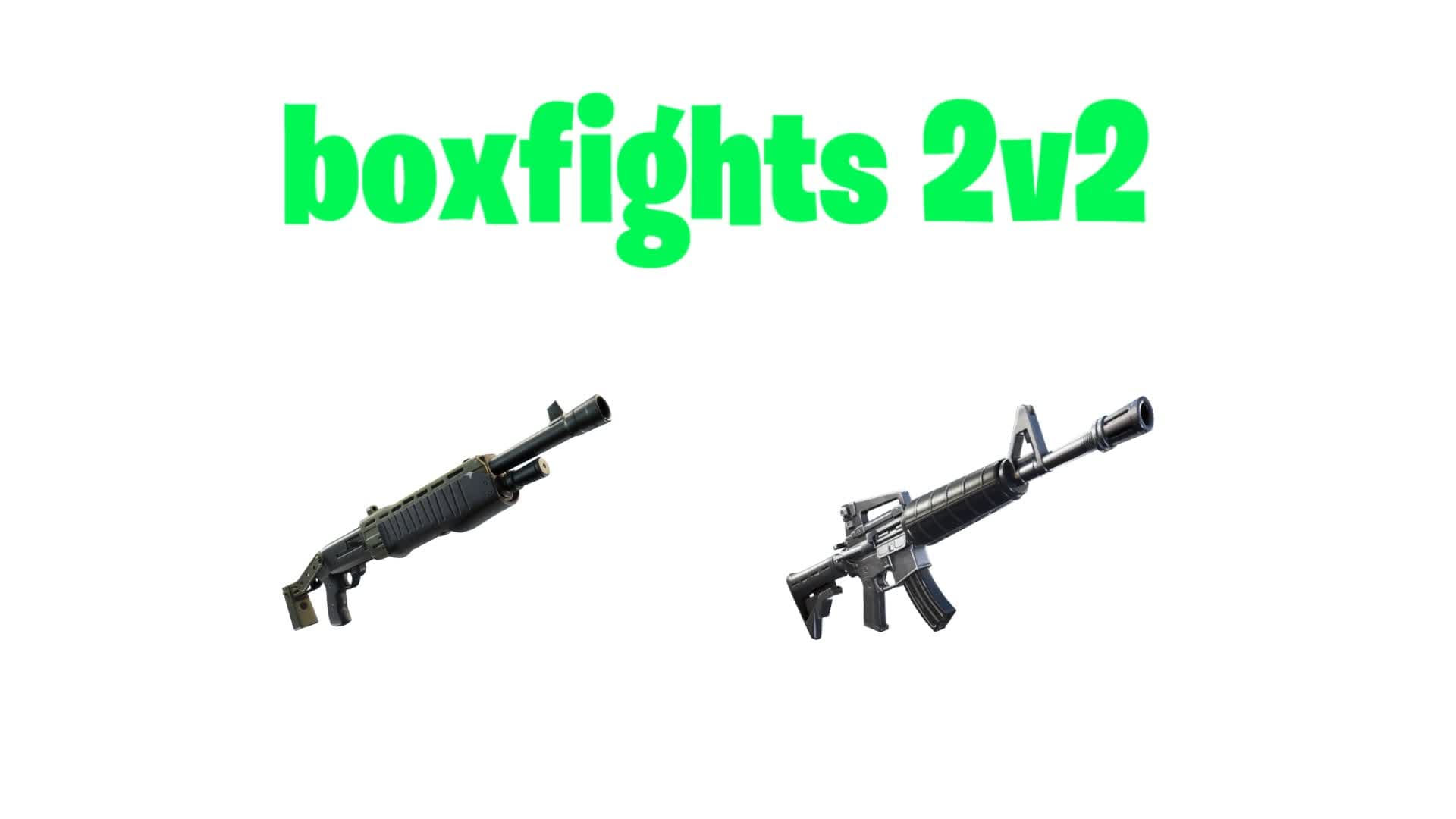 boxfights 2v2 — Fortnite Creative map