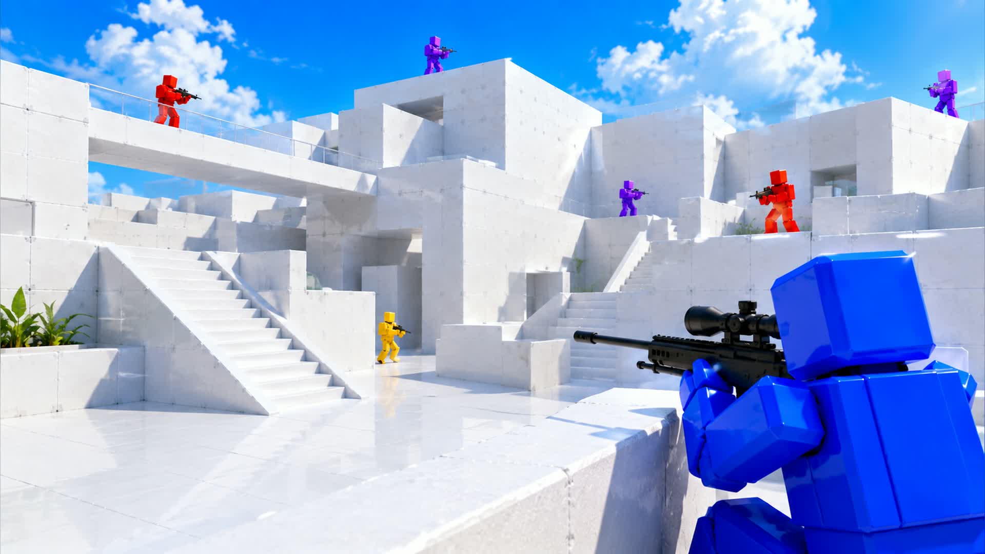 RIVALS RED VS BLUE π΄π΅ FINAL RIOT! β Fortnite Creative map
