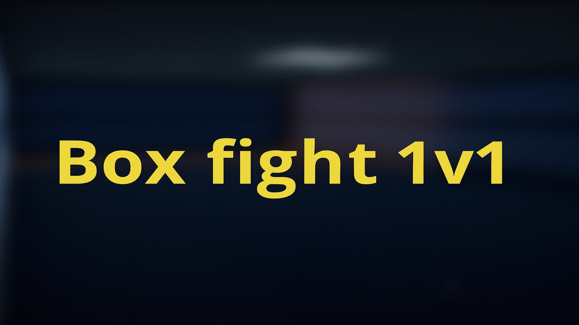 box fight 1v1 — Fortnite Creative map