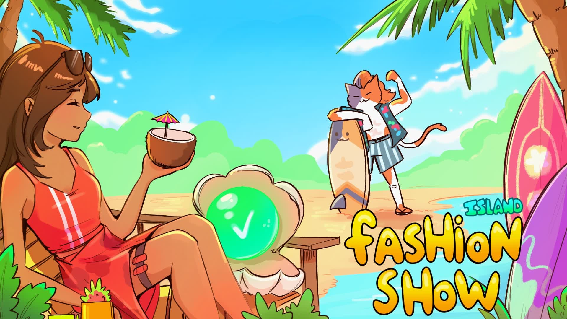 🏝️Island Fashion Show MINI🌞 — Fortnite Creative map