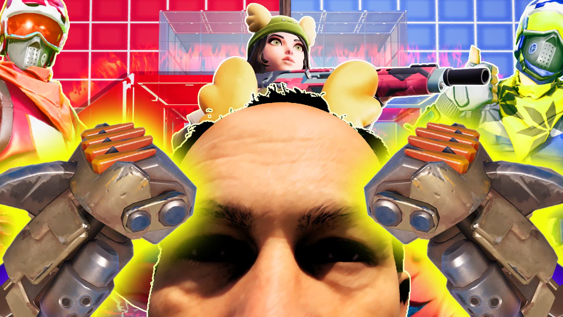 BOSS BATTLE RED vs BLUE with Guffs🔴🔵 — Fortnite Creative map