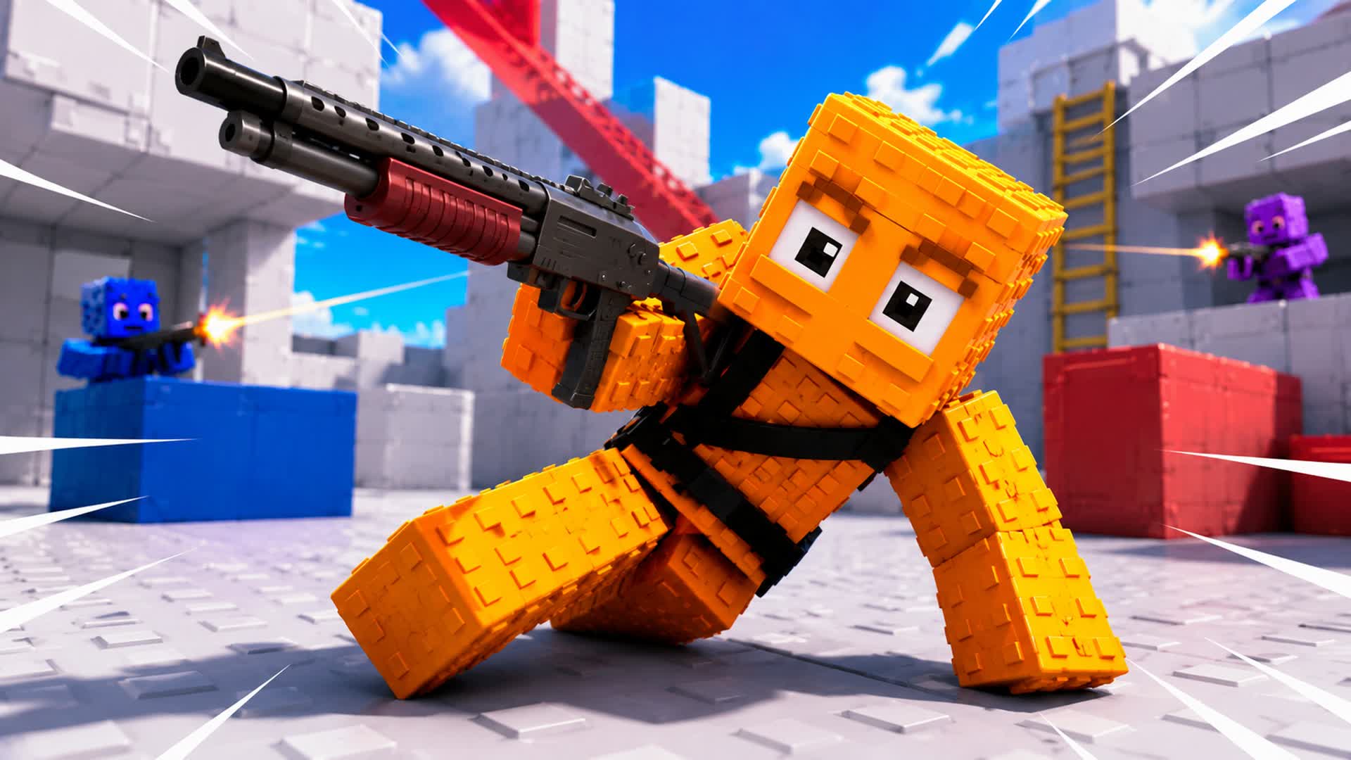 RED VS BLUE π΄π΅ ITZKING β Fortnite Creative map