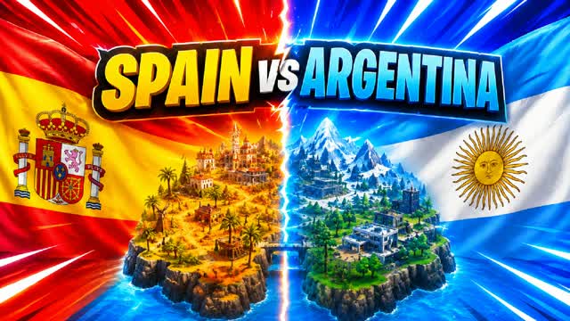 Argentina vs Spainالأرجنتين ضد إسبانيا🔥 — Fortnite Creative map