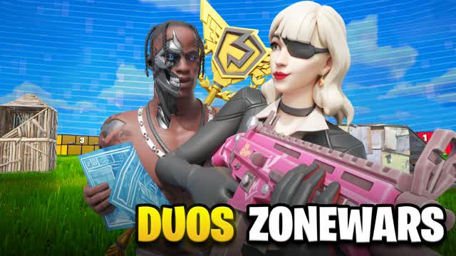 Duos Zone Wars โ Fortnite Creative map