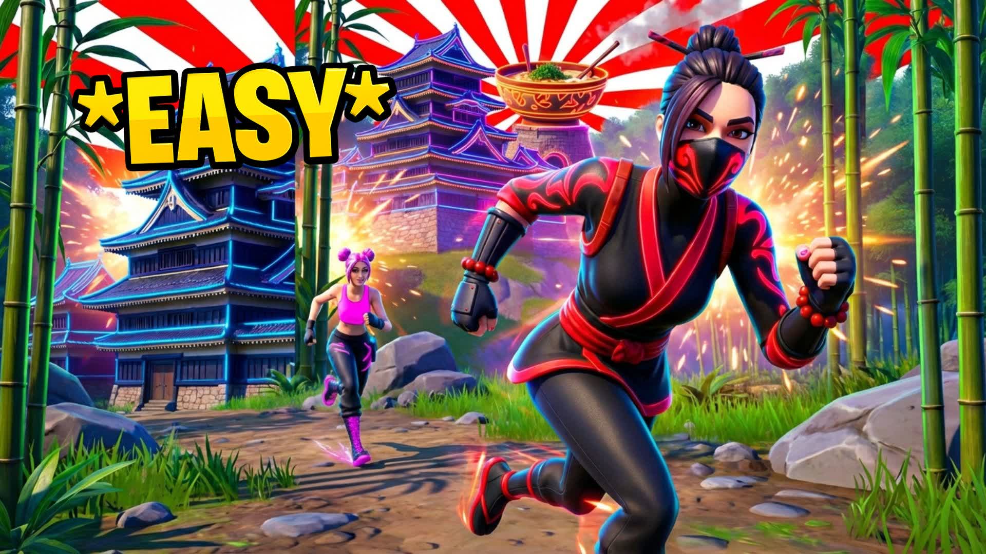 🏯 SUPER CASTLE PARKOUR RACE 🏯 — Fortnite Creative map