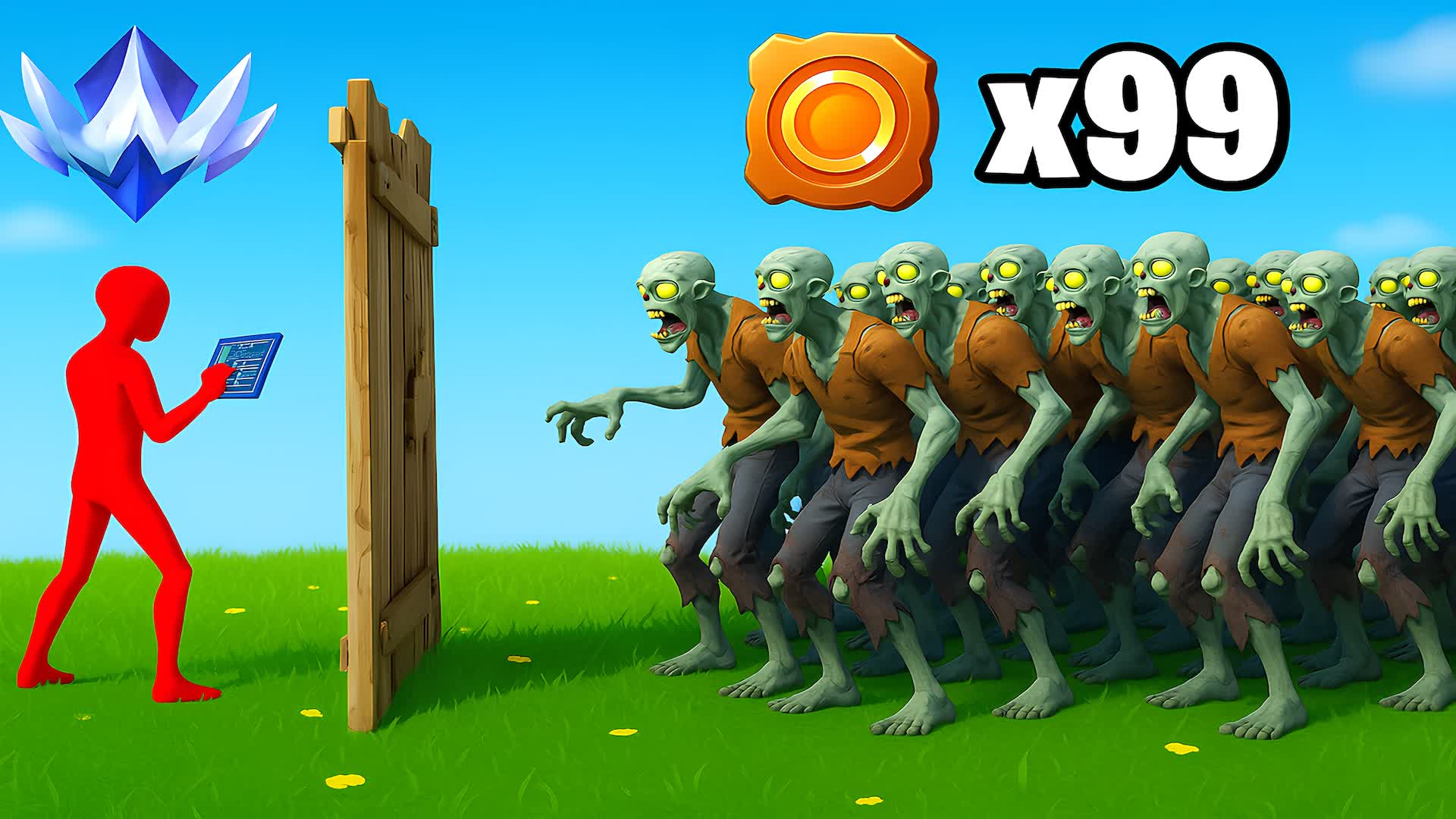 THE PIT - 99 ZOMBIES β Fortnite Creative map
