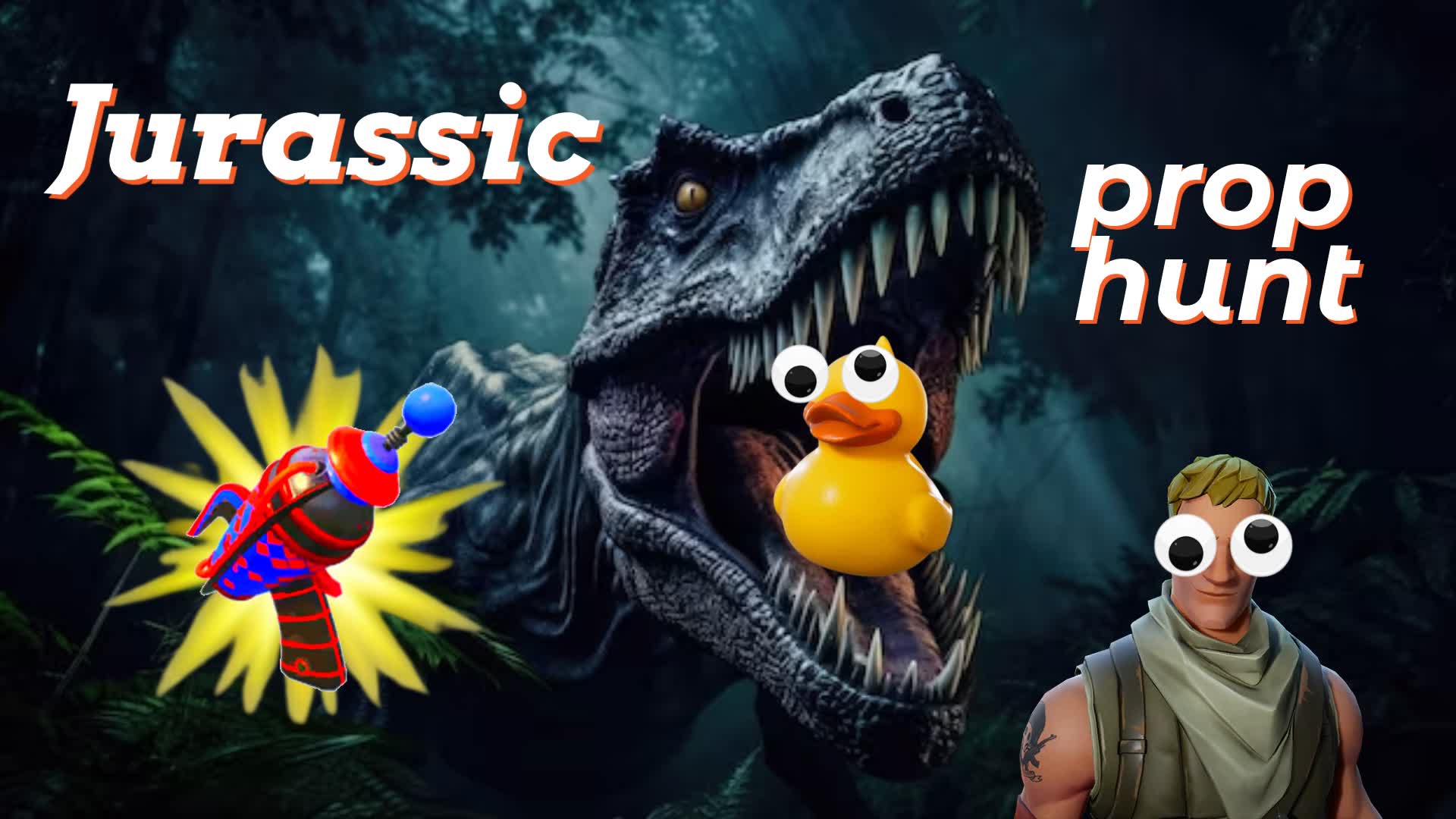 JURASSIC RESORT-PROP HUNT — Fortnite Creative map