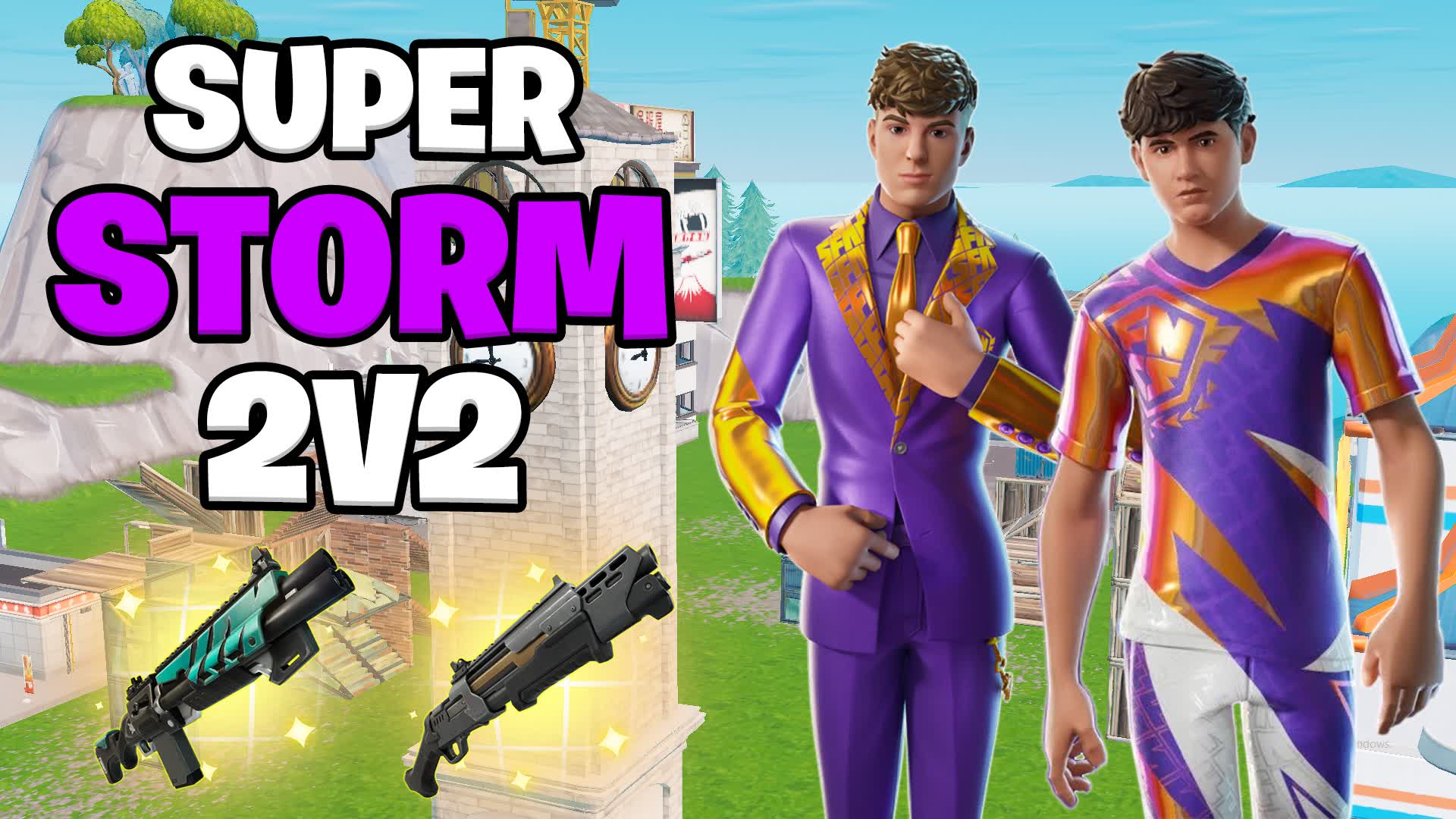 SUPER STORM 2V2 π― β Fortnite Creative map