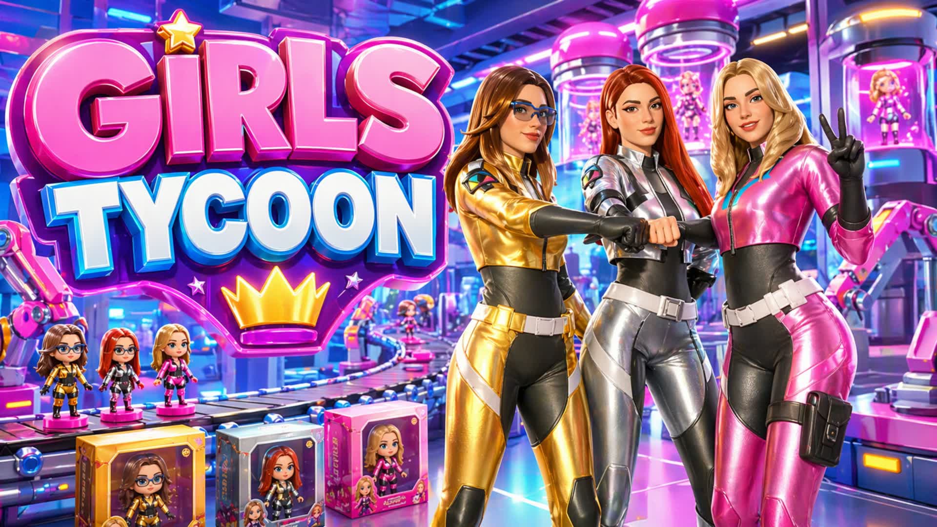 GIRLS TYCOON — Fortnite Creative map