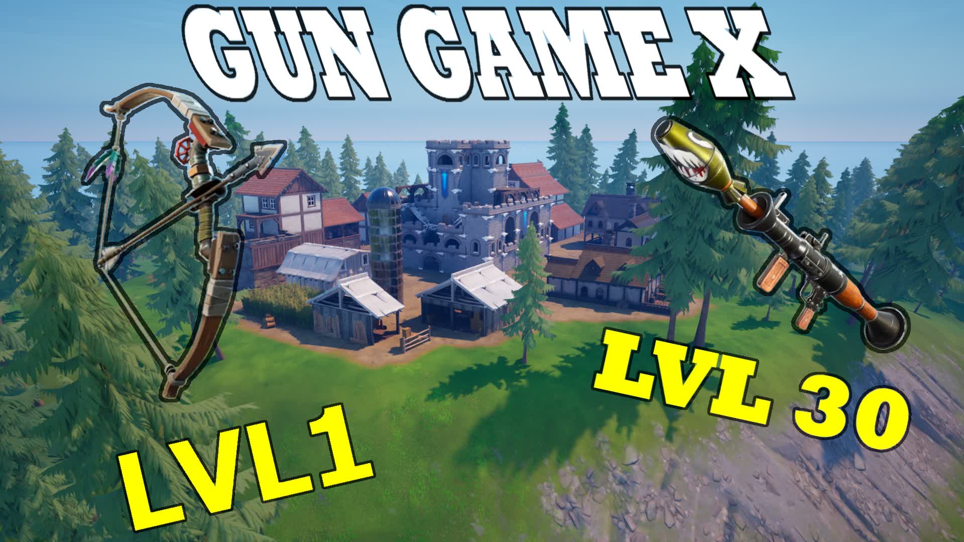 Gun Game X — Fortnite Creative map