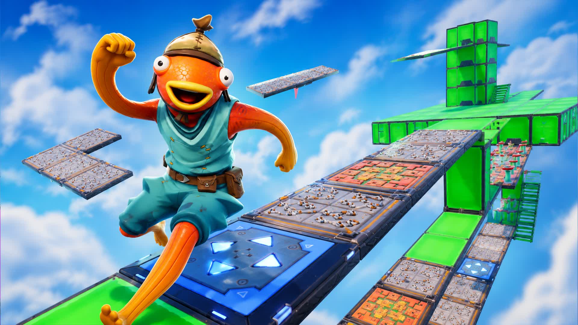 ULTIMATE 20LEVEL DEATHRUN — Fortnite Creative map