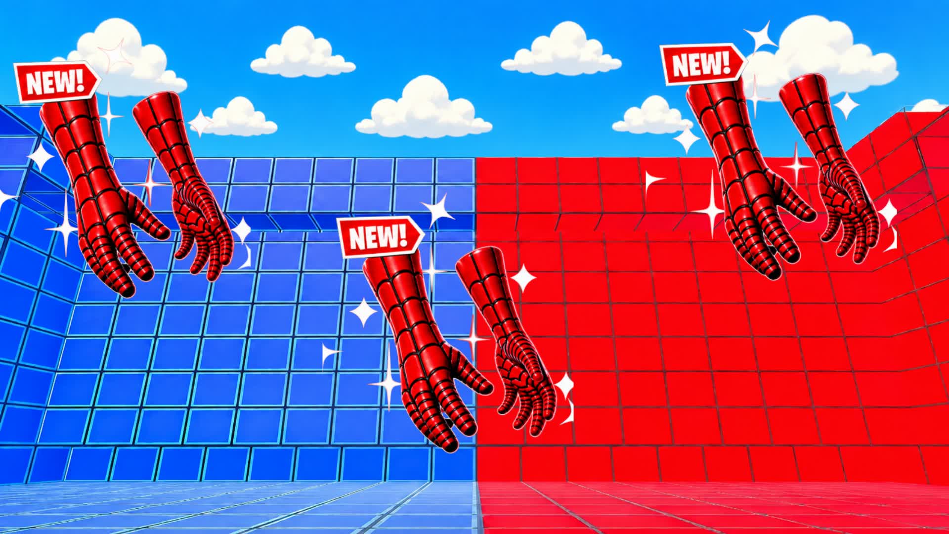 RED VS BLUE SUPERWALL π΄π΅ β Fortnite Creative map