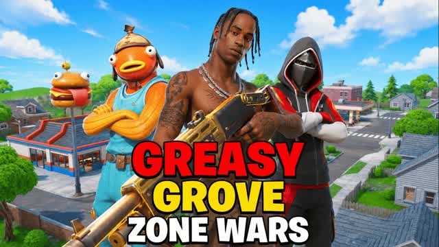 Greasy Grove ZONE WARS โญ โ Fortnite Creative map