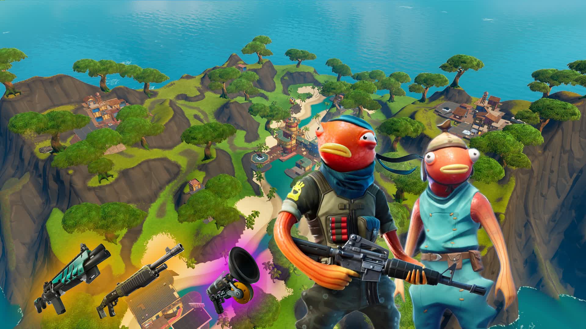 Fishstick Island Free for All — Fortnite Creative map