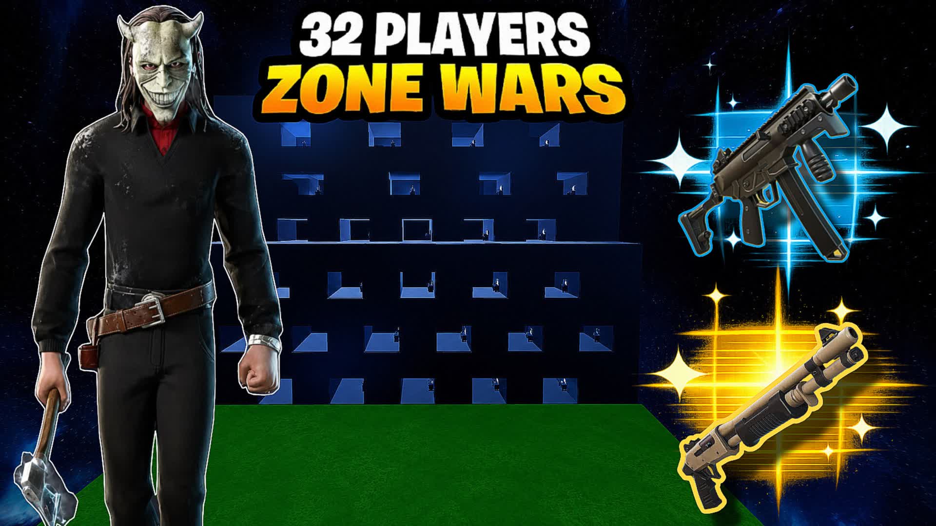 32 PLAYER ZONE WARS VTL — Fortnite Creative map