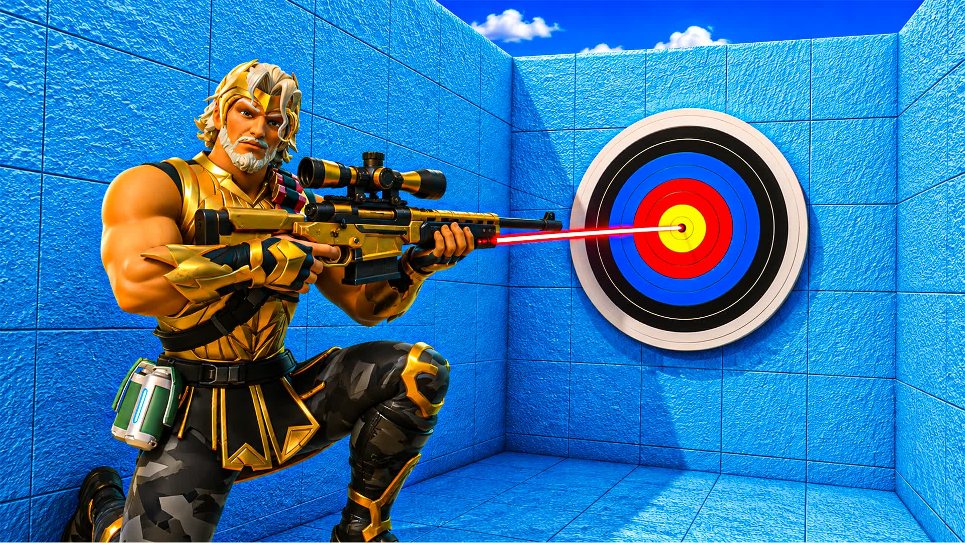 ⚡🎯 ZEUS TRICKSHOT PARKOUR⚡🎯 — Fortnite Creative map