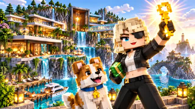 BLOCK DREAM HOUSE ๐ โ Fortnite Creative map