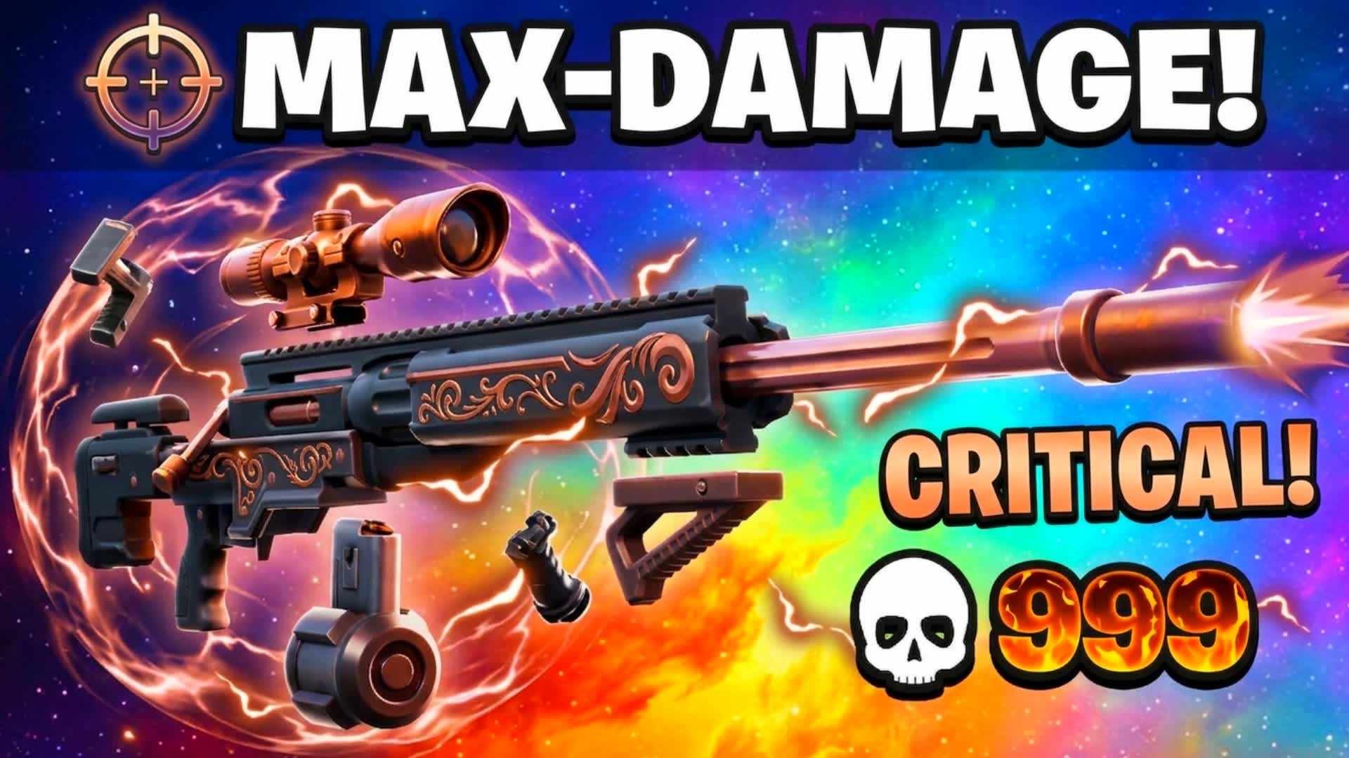 MAX DAMAGE SUPER SNIPER 🎯 — Fortnite Creative map