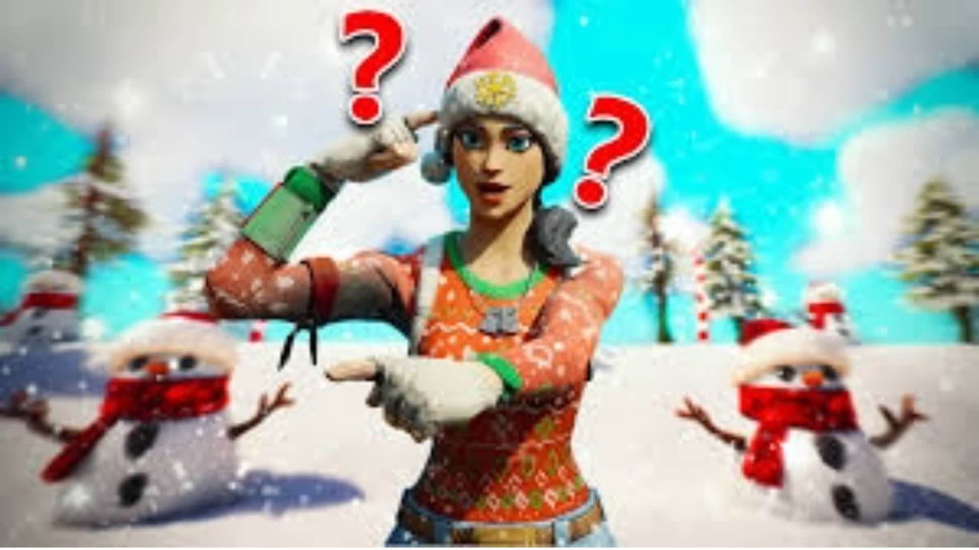 Hide And Seek Winter — Fortnite Creative map